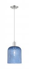 Innovations Lighting 716-1P-SN-G559-8BL - Bridal Veil - 1 Light - 8 inch - Brushed Satin Nickel - Cord hung - Mini Pendant