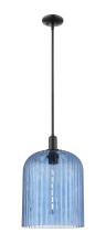 Innovations Lighting 716-1S-BK-G559-12BL - Bridal Veil - 1 Light - 12 inch - Matte Black - Mini Pendant