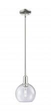 Innovations Lighting 716-1S-PN-G124-8 - Athens - 1 Light - 8 inch - Polished Nickel - Stem hung - Mini Pendant