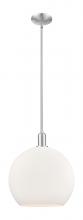 Innovations Lighting 716-1S-SN-G121-14 - Athens - 1 Light - 14 inch - Brushed Satin Nickel - Stem hung - Mini Pendant