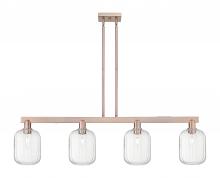 Innovations Lighting 716-4I-AC-G460-7CL - Preston Cylinder - 4 Light - 48 inch - Antique Copper - Cord hung - Island Light