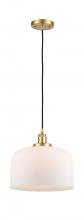 Innovations Lighting 916-1P-SG-G71-L - Bell - 1 Light - 12 inch - Satin Gold - Cord hung - Mini Pendant