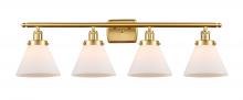 Innovations Lighting 916-4W-SG-G41 - Cone - 4 Light - 38 inch - Satin Gold - Bath Vanity Light