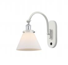 Innovations Lighting 918-1W-WPC-G41 - Cone - 1 Light - 8 inch - White Polished Chrome - Adjustable Swing Arm