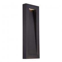 Modern Forms US Online WS-W1122-BK - Urban Outdoor Wall Sconce Light