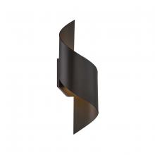 Modern Forms US Online WS-W34517-BZ - Helix Outdoor Wall Sconce Light