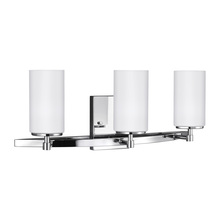 Generation Lighting 4424603EN3-05 - Alturas contemporary 3-light LED indoor dimmable bath vanity wall sconce in chrome silver finish wit