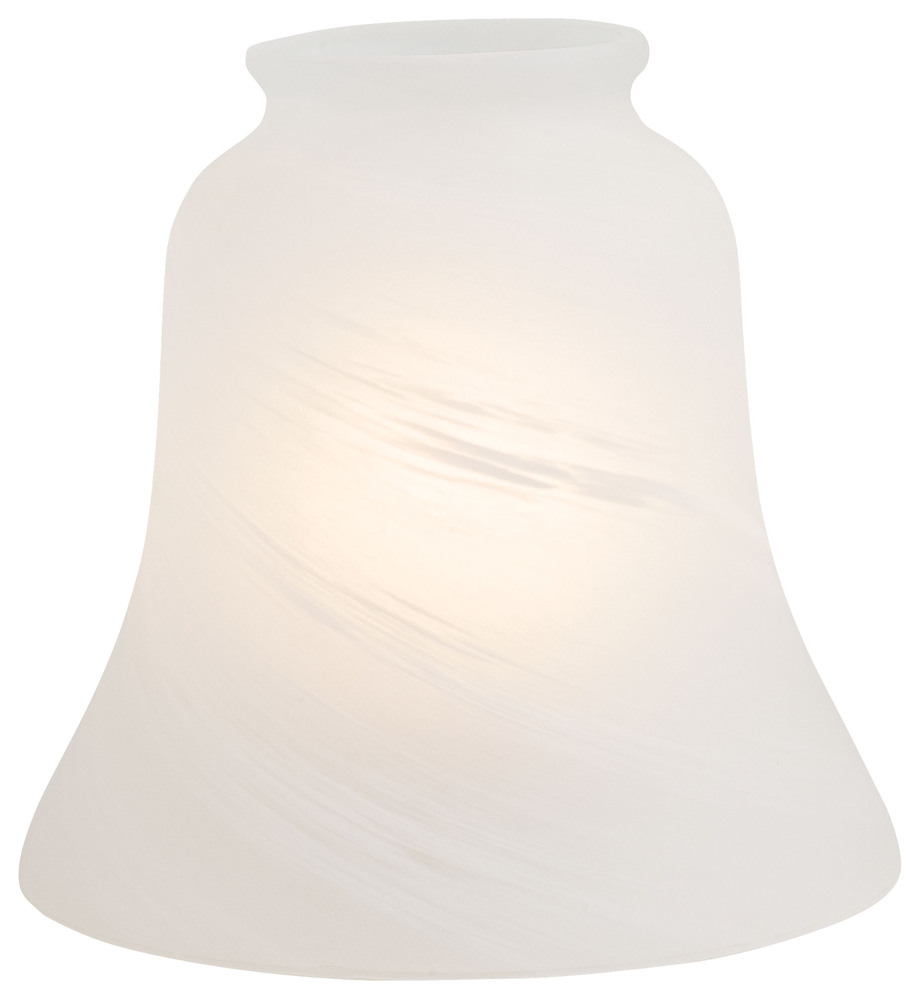 2 1/4" ETCHED MARBLE GLASS SHADE
