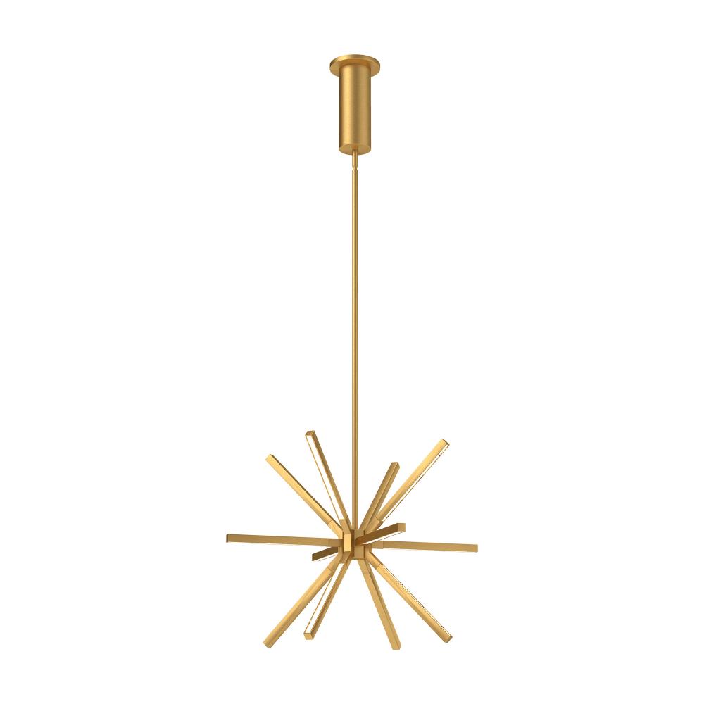 Sirius Minor 20-in Brushed Gold LED Chandeliers