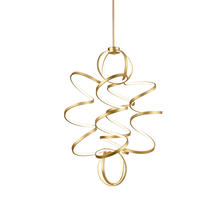 Kuzco Lighting Inc CH93941-AN - Synergy 41-in Antique Brass LED Chandeliers