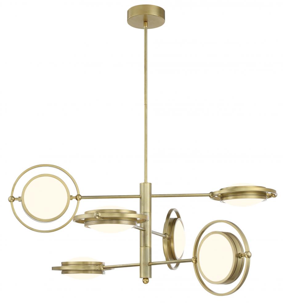SPECTR - 6 LIGHT LED CHANDELIER