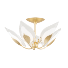 Hudson Valley 4805-GL - 5 LIGHT SEMI FLUSH