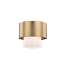 Hudson Valley 8609-AGB - 1 LIGHT FLUSH MOUNT