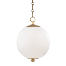 Hudson Valley MDS700-AGB - 1 LIGHT SMALL PENDANT