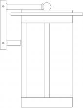 Arroyo Craftsman SAB-9TN-AC - 9" Santorini Wallmount