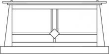 Arroyo Craftsman ABC-15F-AC - 15" Aberdeen column mount