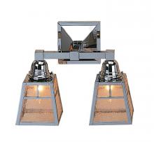 Arroyo Craftsman AS-2EAM-MB - a-line shade 2 light sconce without overlay (empty)