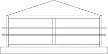 Arroyo Craftsman BEC-15CLR-AB - 15" bexley column mount