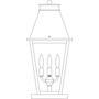 Arroyo Craftsman CRC-10CLR-AC - 10" croydon column mount