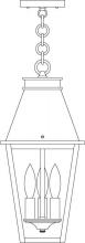 Arroyo Craftsman CRH-8CLR-AC - 8" croydon pendant