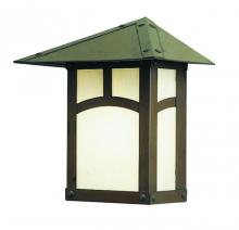 Arroyo Craftsman EW-7ETN-MB - 7" evergreen flush wall mount without overlay (empty)