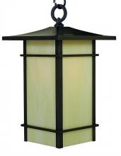 Arroyo Craftsman KAH-9TSM-BK - 9" katsura pendant with toshi overlay
