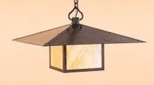 Arroyo Craftsman MH-30CLM-AB - 30" monterey pendant with cloud lift overlay