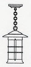 Arroyo Craftsman NH-9LM-MB - 9" newport long body pendant