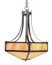 Arroyo Craftsman SGCH-20TN-MB - 20" saint george inverted chandelier