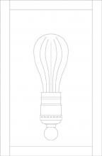 Arroyo Craftsman VIS-10TN-AB - 10" vintage sconce