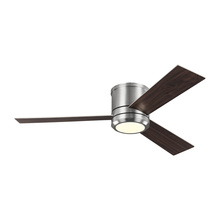 Visual Comfort & Co. Fan Collection 3CLMR56BSD-V1 - Clarity 56 LED - Brushed Steel