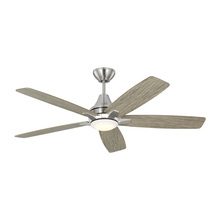 Visual Comfort & Co. Fan Collection 5LWDR52BSLGD - Lowden 52 LED - Brushed Steel w/LGWO