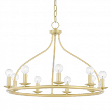 Mitzi by Hudson Valley Lighting H511809-AGB - Kendra Chandelier