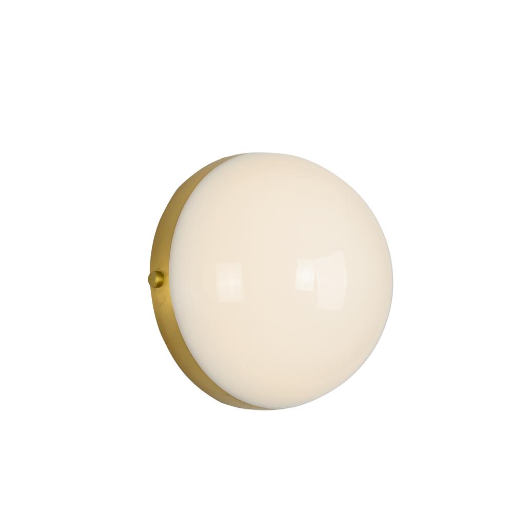 Globo 7-in Brushed Gold LED Wall/Vanity