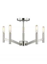 Visual Comfort & Co. Studio Collection 7724305EN-962 - Five Light Semi-Flush Mount