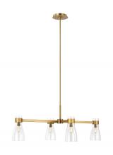 Visual Comfort & Co. Studio Collection AEC1014BBS - Four Light Linear Chandelier