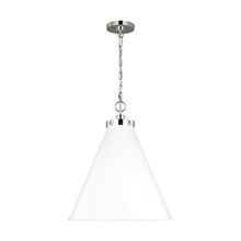 Visual Comfort & Co. Studio Collection CP1281MWTPN - Large Cone Pendant