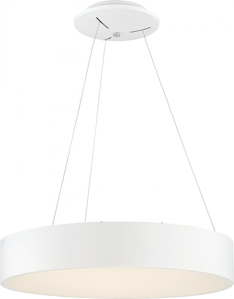 Orbit - LED 24" Pendant - White Finish