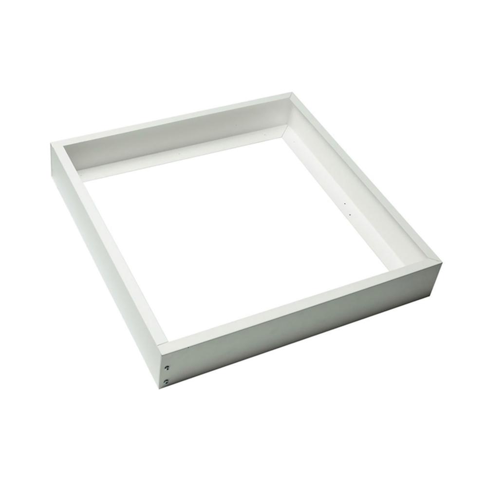 2X2 Backlit Panel Frame Kit; Slim Version; White Finish