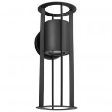 Nuvo 62/1650 - Continuum; 10W LED; Small Wall Lantern; Matte Black Finish