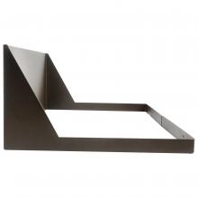 Nuvo 65/878 - Area Light Cutoff Shield; Bronze Finish; Only for 200W Fixture
