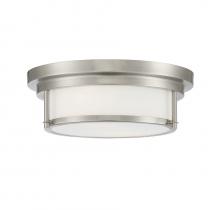 Savoy House Meridian M60062BN - 2-Light Ceiling Light in Brushed Nickel
