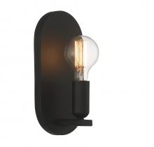 Savoy House Meridian M90059MBK - 1-Light Wall Sconce in Matte Black