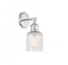Savoy House Meridian M90083CH - 1-Light Wall Sconce in Chrome