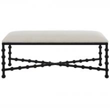 Uttermost 23756 - Uttermost Iron Drops Cushioned Bench