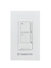 Fanimation WT503WH - Wall Control - 3 Fan Speeds & CCT LT - White