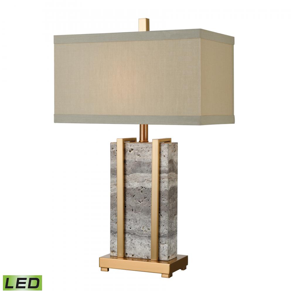 Harnessed 29'' High 1-Light Table Lamp - Cafe Bronze - Includes LED Bulb