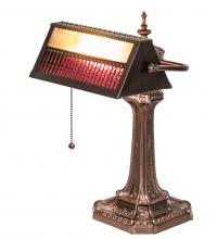 Meyda Tiffany 252221 - 15.5" High Gothic Mission Banker's Lamp