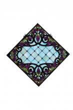 Meyda Tiffany 67143 - 25.5"W X 25.5"H Jeweled Grape Stained Glass Window